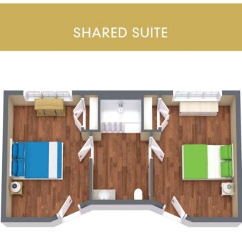 Floor Plan - SHARED SUITE
